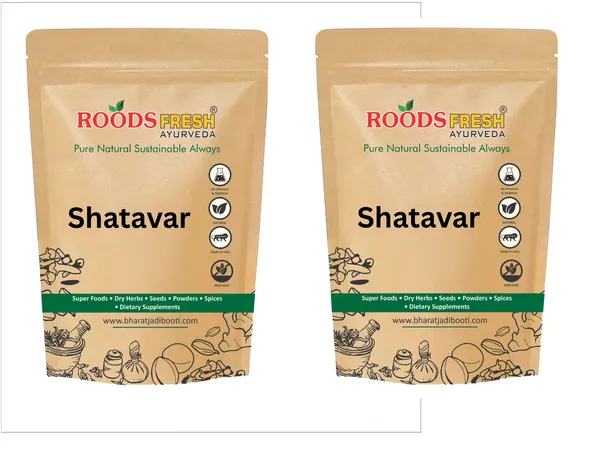 Roods_Fresh_Shatavari_Root_-_Asparagus_Racemosus_-_Sitawar|Shatawar_Pili-_Satawari,_Natural_(200_Gram)