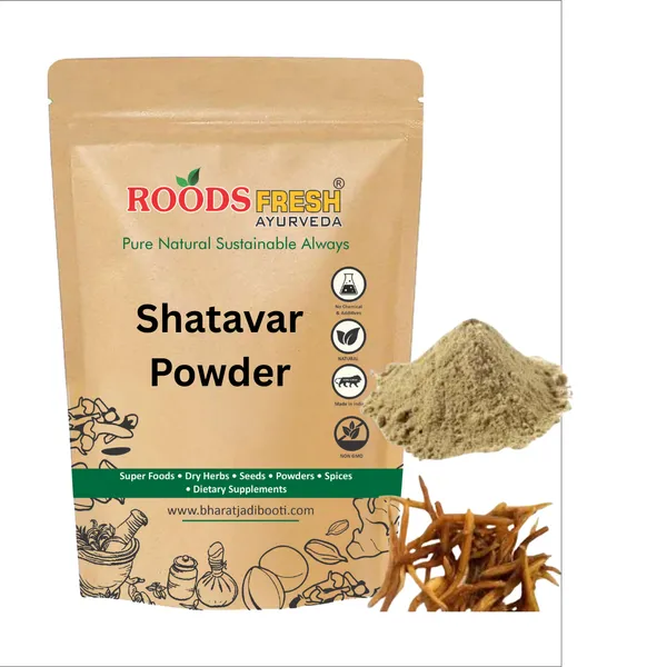 Roods_Fresh_Organic_Shatavari_Root_Powder_(100_Gram)