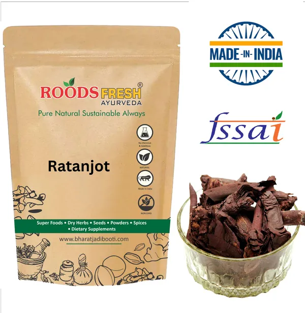 Roods_Fresh_Ratanjot_-_Onosma_Echioides_-_Alkanna_Tinctoria_-_Alkanet_Root_(200_Gram)