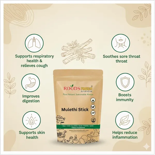 Roods_Fresh_Mulethi_Stick_Licorice_Root_100_Gram_Pack_of_2