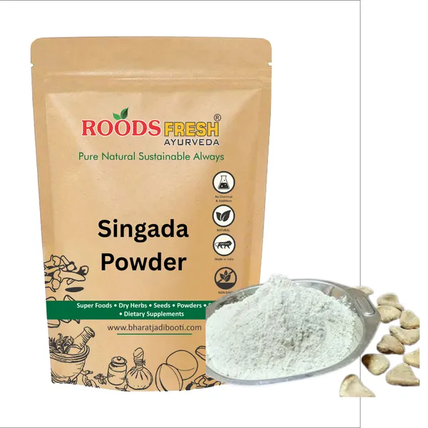 Roods_Fresh_Singada_Powder_100%_Natural_&_Pure_|_Traditional_Ayurvedic_Herb/Seed/Powder_|_Supports_Wellness_&_Daily_Health_|_Ideal_For_Herbal_Remedies,_200_Grams