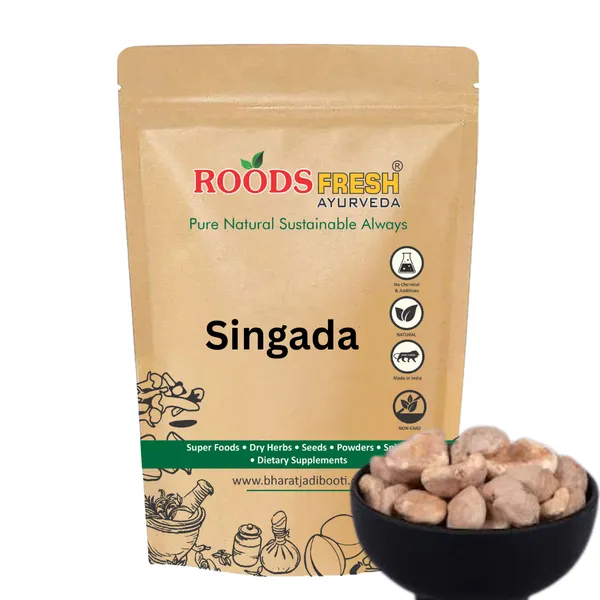 Roods_Fresh_Singada_100%_Natural_&_Pure_|_Traditional_Ayurvedic_Herb/Seed/Powder_|_Supports_Wellness_&_Daily_Health_|_Ideal_For_Herbal_Remedies,_200_Gm_(_Pack_of_2)