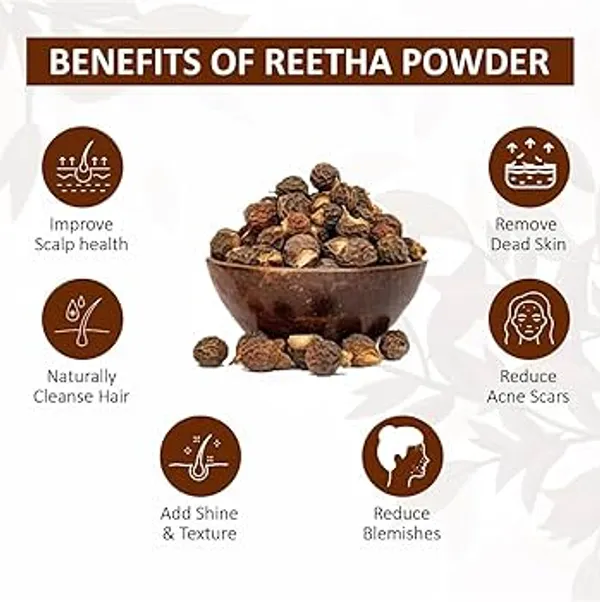 Roods_Fresh_Reetha_Powder_For_Hair_(200_Gram)
