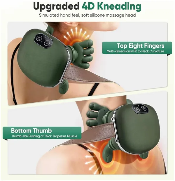 Green_Silicone_Premium_Full_Body_Massager_For_Bionic_Heated_Massager,_Wireless_Portable_Shiatsu_Neck_And_Back_Massager,_Electric_Deep_Tissue_4D_Kneading_Massage,_Simulated_Human_Hand_Design_For_Pain_Relief_And_Muscle__Relax