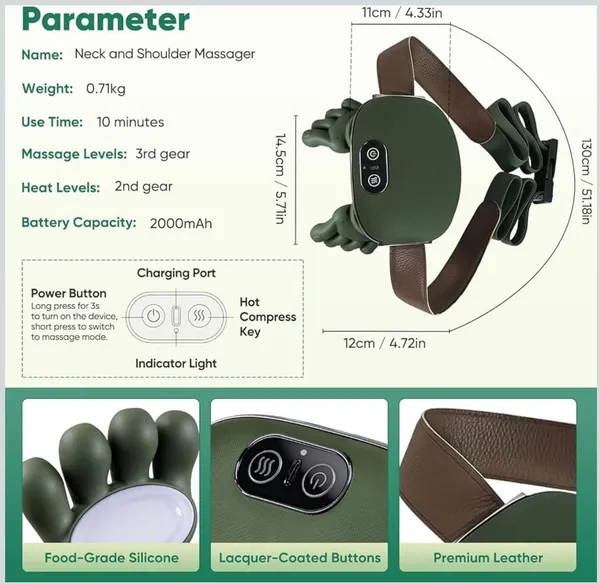 Green_Silicone_Premium_Full_Body_Massager_For_Bionic_Heated_Massager,_Wireless_Portable_Shiatsu_Neck_And_Back_Massager,_Electric_Deep_Tissue_4D_Kneading_Massage,_Simulated_Human_Hand_Design_For_Pain_Relief_And_Muscle__Relax