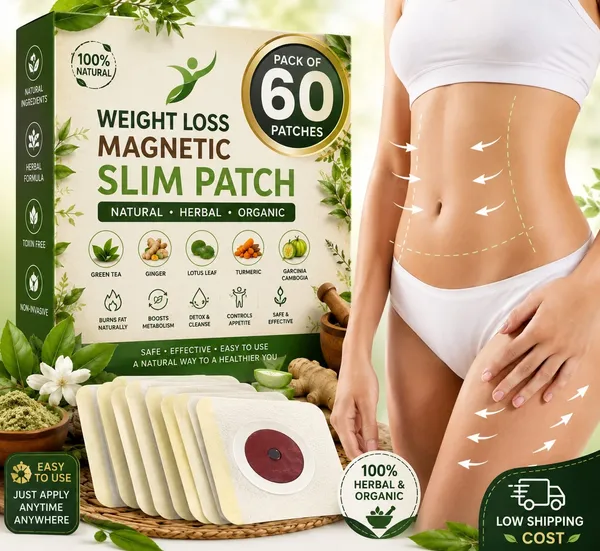 MIBEY_Weight_loss_Natural_Magnetic_60_Slim_Patches_for_Belly_Fat_Reduction,_Metabolism_Support_Made_With_Carefully_Selected_Herbal_Ingredients_and_Magnetic_