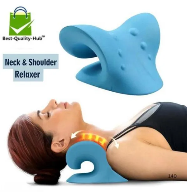Blue_Memory_Foam_Premium_Neck_Stretcher_For_Neck_Pain_Relief,_Orthopedic_Cervical_Support,_And_Shoulder_Stiffness_(Neck_And_Shoulder_Relaxer)__