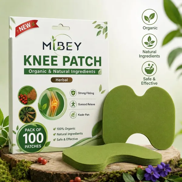 Mibey_Herbal_Knee_Pain_Relief_Patches_Arthritis_Inflammation_Patch_Sticker_|_Instant_Relief_from_Knee_Pain_|_Joint_Knee_Pain_Relief_Products_Natural_Wormwood_Extract_Patch_for_Knee_(100_Pieces)