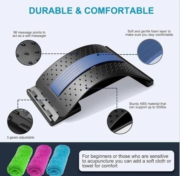 Black_Pvc_Plastic_Premium_Back_Stretcher_Support_For_Back_Stretcher,_Circulation,Lumbar,Spine