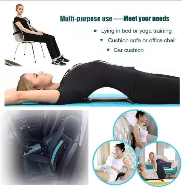 Black_Pvc_Plastic_Premium_Back_Stretcher_Support_For_Back_Stretcher,_Circulation,Lumbar,Spine