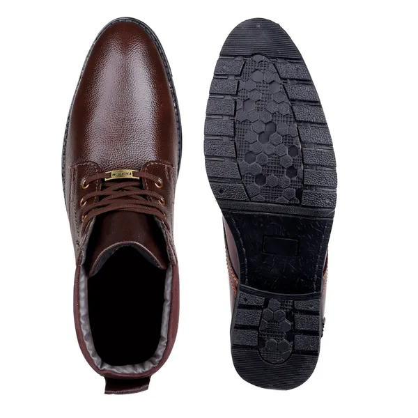 Brown_Textured_Lace-Up_Ankle_Boots_for_Men