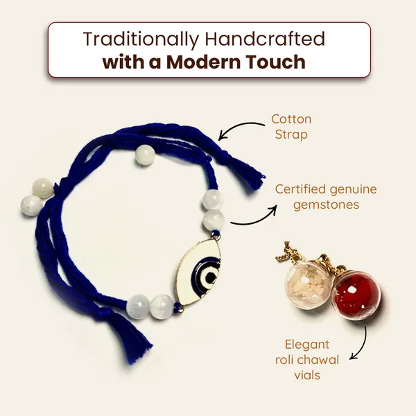 Moonstone_Bracelet_Rakhi_for_Protection_And_Emotional_Balance