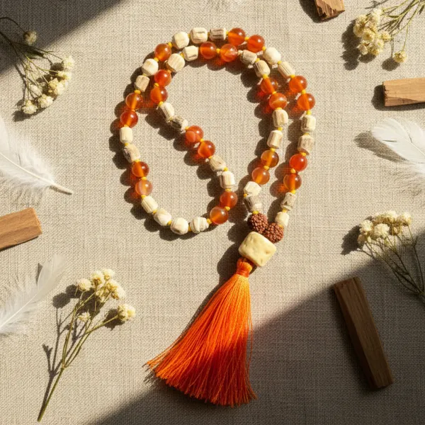 Tulsi_and_Carnelian_54_Beads_(HandKnotted)_Japa_Mala__Devotion,_Strength_And_transformation