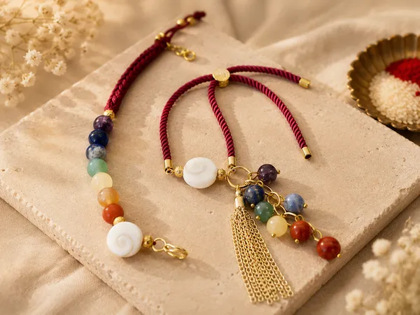 7_Chakra_Gemstone_Bracelet_Rakhi_&_Lumba_Gift_Set_|_A_Symbol_of_Balance_&_Protection