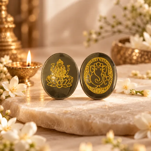 Pyrite_Lakshmiji_And_Ganeshji_Coin_Set