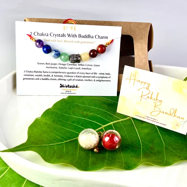 7_Chakra_Rakhi_with_Buddha_Charm__Balance,_Peace_And_Protection