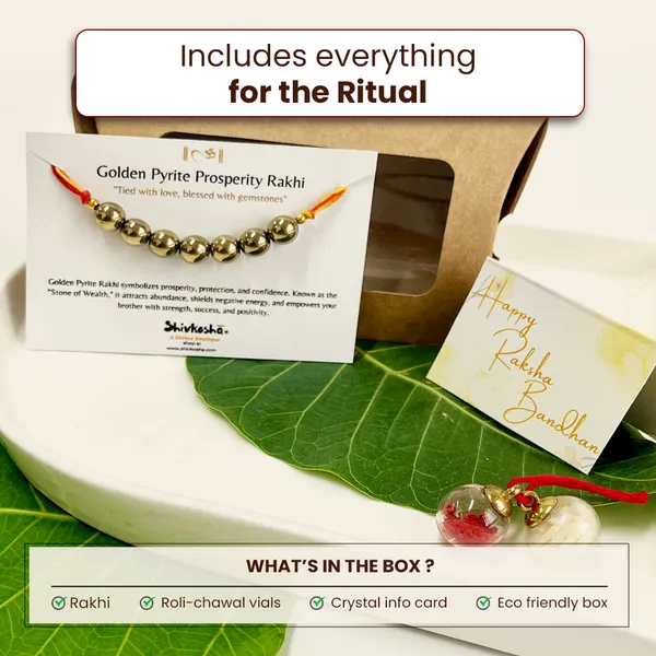 Golden_Pyrite_Crystal_Rakhi__Protection,_Abundance_And_Strength_for_Brothers