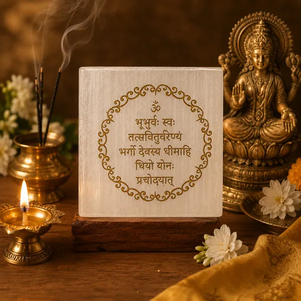 Gayatri_Mantra_on_Selenite_Plate