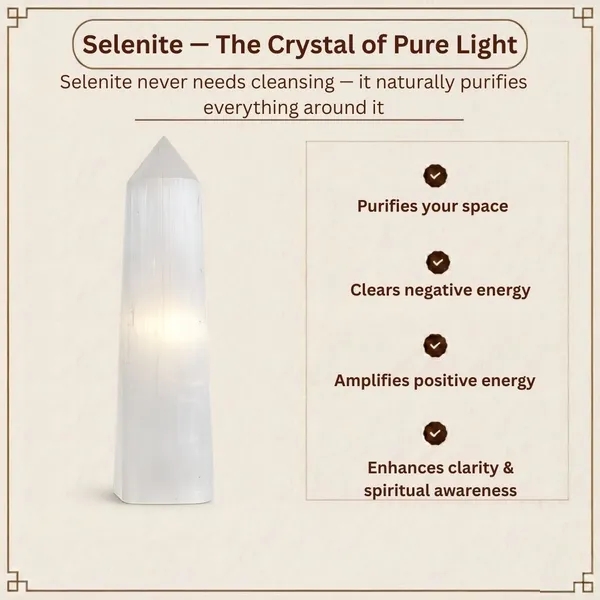 Vastu_Kavach_Engraved__on_Natural_Selenite_Crystal_Tower_(100-150gms)
