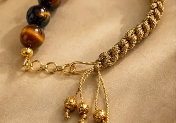 Bold_Tiger_Eye_Bracelet_Rakhi__12mm_Beads_for_Strength_And_Protection