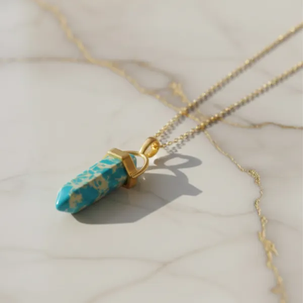Turquoise_Howlite_Crystal_Pendant__Energy_And_Protection_Necklace
