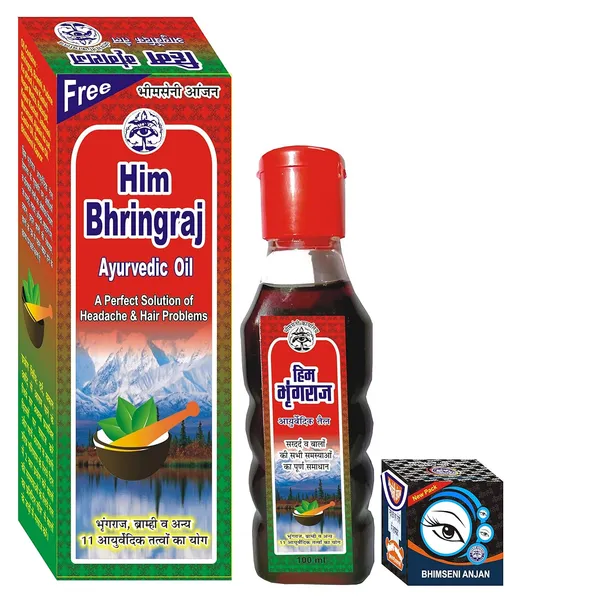 Pack_of_3_Him_Bhringraj_Ayurvedic_Hair_Oil_(100ml_)