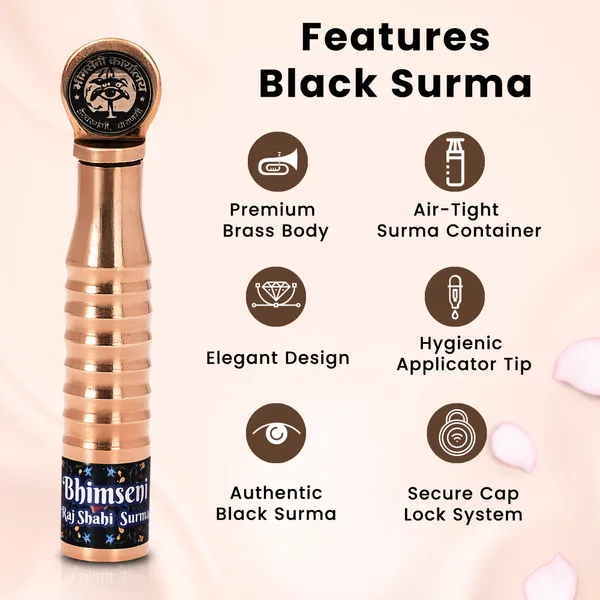 Bhimseni_Rajshahi_Black_Surma,_Traditional_Ayurvedic_Eye_Care_with_Triphala,Herbs_&_motibhasm,_Brass_royal_airtight_brass_surmedani