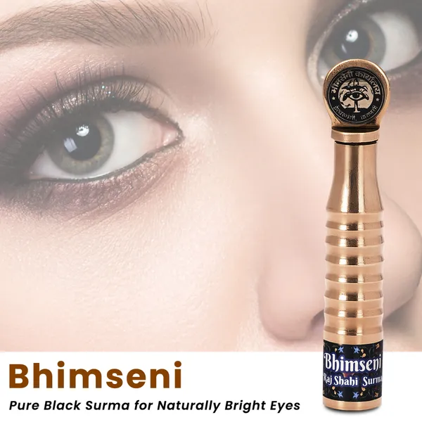 Bhimseni_Rajshahi_Black_Surma,_Traditional_Ayurvedic_Eye_Care_with_Triphala,Herbs_&_motibhasm,_Brass_royal_airtight_brass_surmedani
