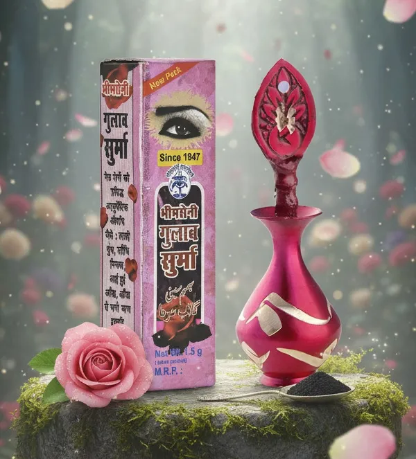Bhimseni_Gulab_Surma_3g._With_pink_Brass_Elegant_Surmedani