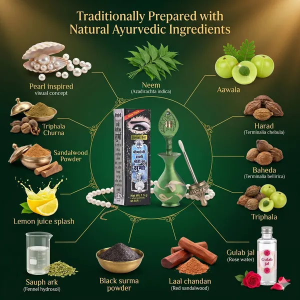 Bhimseni_Sachhe_Moti_ka_surma_3g._With_Brass_Green_Surmedani