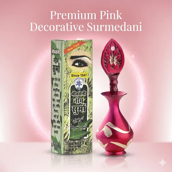 Bhimseni_Neem_Surma_With_pink_Brass_Surmedani_For_kohl/Kajal
