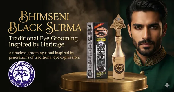 Bhimseni_Black_Surma___Traditional_Eye_Kohl_3g._with_Decorative_Brass_Surmedani