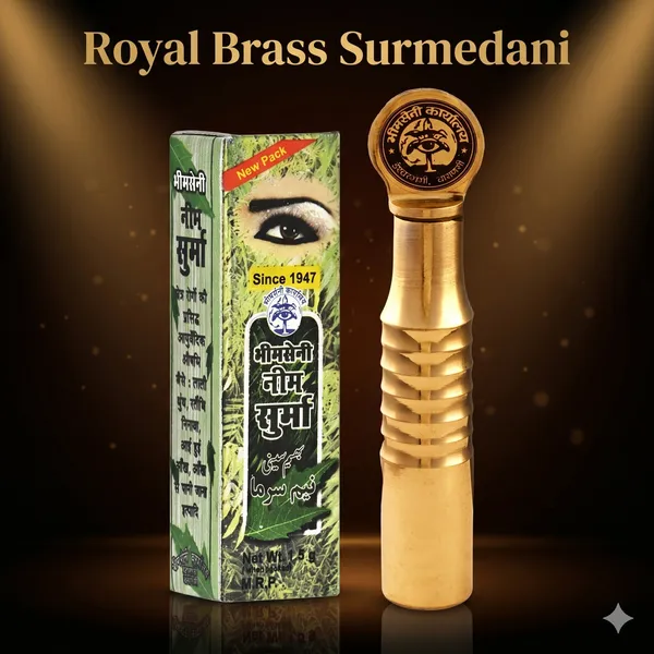 Bhimseni_Royal_Surmedani_with_Neem_Surma,_3g,_Brass_Metal_Container_for_Eye_Care