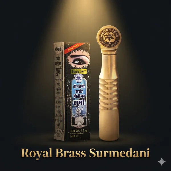 Bhimseni_Royal_Surmedani_with_Sachhe_Moti_Surma,_3g,_Brass_Metal_Air-Tight_Container,_Traditional_Eye_Care_Powder