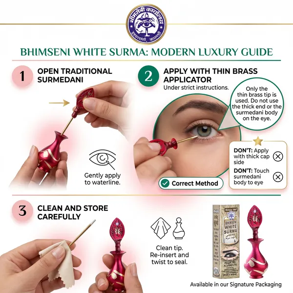 Bhimseni_White_Surma_3g._with_Pink_decorative_brass_Surmedani