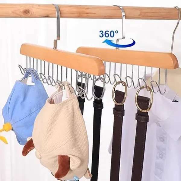 Light_Orange_Wood_And_Metal_Hanger_Organizer_For_Closet_Space_Saving_And_Hanger_Organization