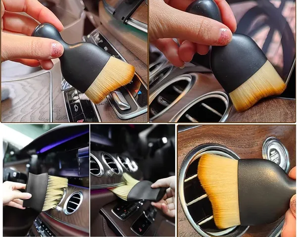 Black_And_Light_Orange_Plastic_Nylon_Car_Detailing_Brush_For_Car_Interior_Cleaning