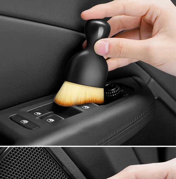 Black_And_Light_Orange_Plastic_Nylon_Car_Detailing_Brush_For_Car_Interior_Cleaning