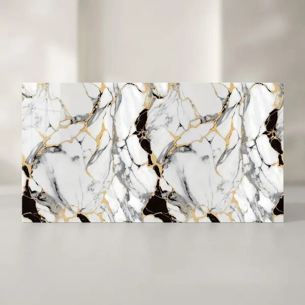 White_And_Black_Ceramic_And_Metallic_Foil_Wall_Tile_For_Wall_Decoration