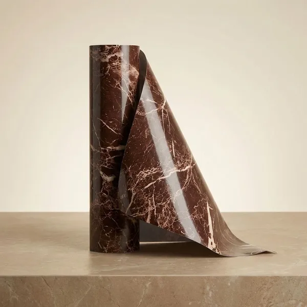 Brown_Pvc_Vinyl_Contact_Paper_For_Surface_Covering_With_Marble_Finish