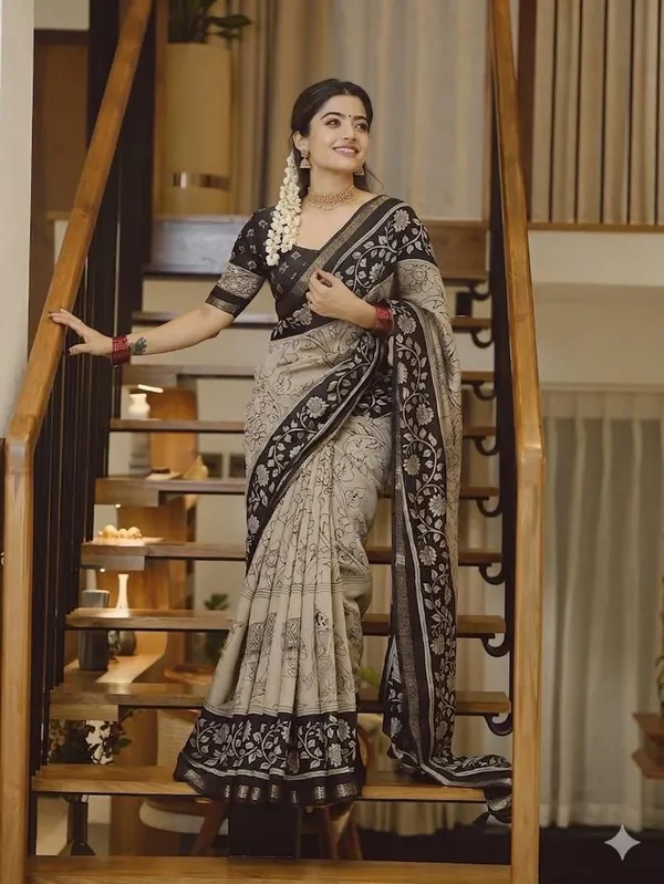 Pretty_Kanya_Soft_Cotton_Silk_Bandhej_Saree_with_Traditional_Zari_Border