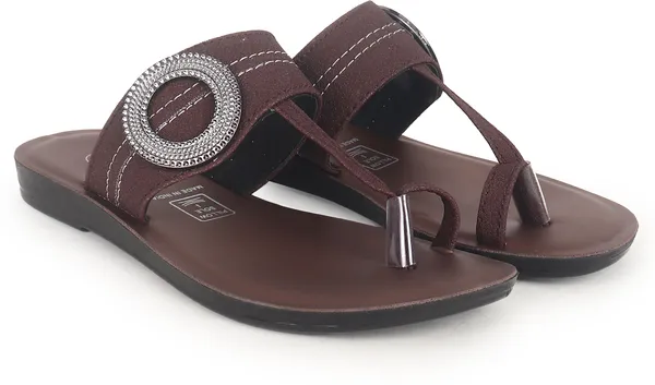 Brown_Pu_Casual_Flat_Slipper_For_Women