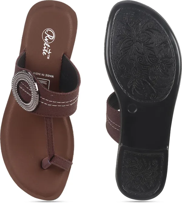 Brown_Pu_Casual_Flat_Slipper_For_Women