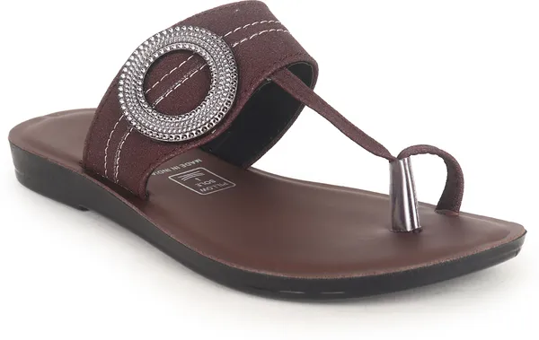 Brown_Pu_Casual_Flat_Slipper_For_Women