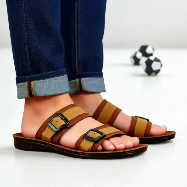 Brown_Pu_Casual_Slipper_For_Men