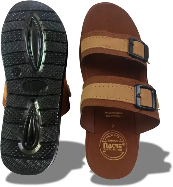 Brown_Pu_Casual_Slipper_For_Men