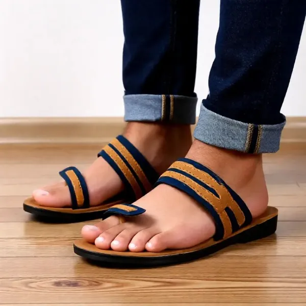 Brown_Pu_Casual_Slipper_For_Men