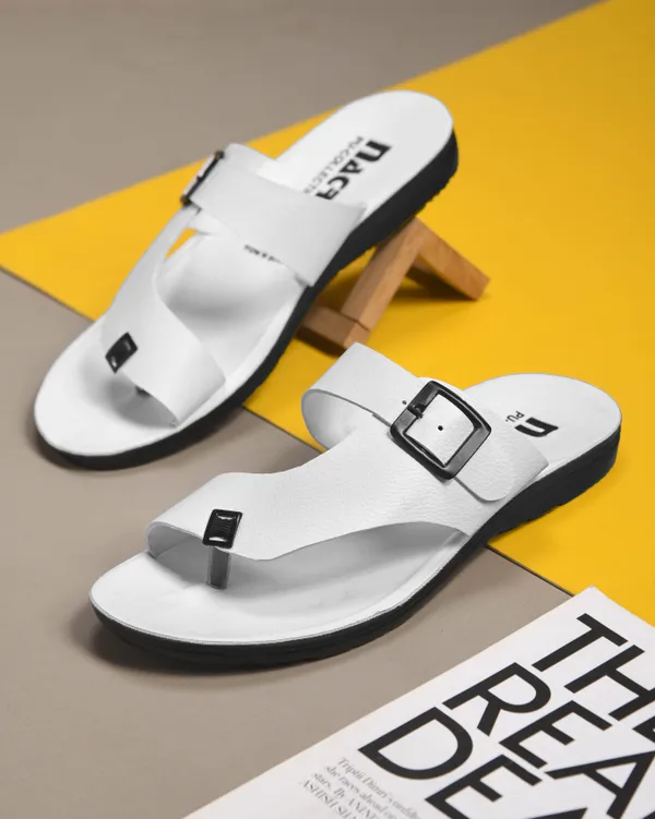 White_Pu_Casual_Slipper_For_Men