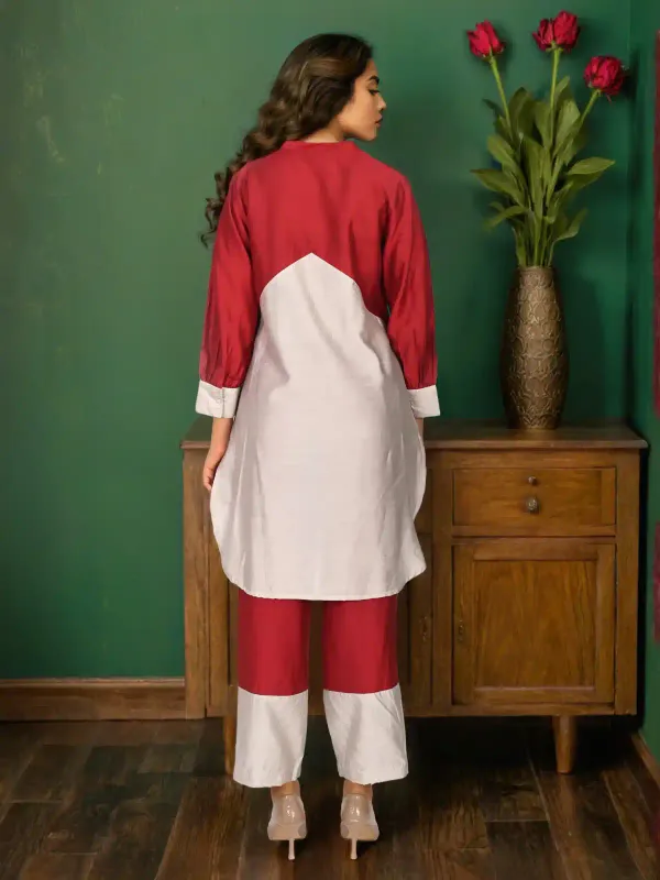 Red_Silk_Co-Ord_Set_For_Women