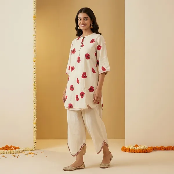 White_Cotton_Co-Ord_Set_For_Women